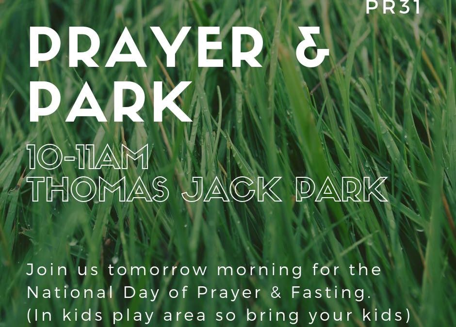 It’s the National Day of Prayer & Fasting tomorrow from 10am 4am. If